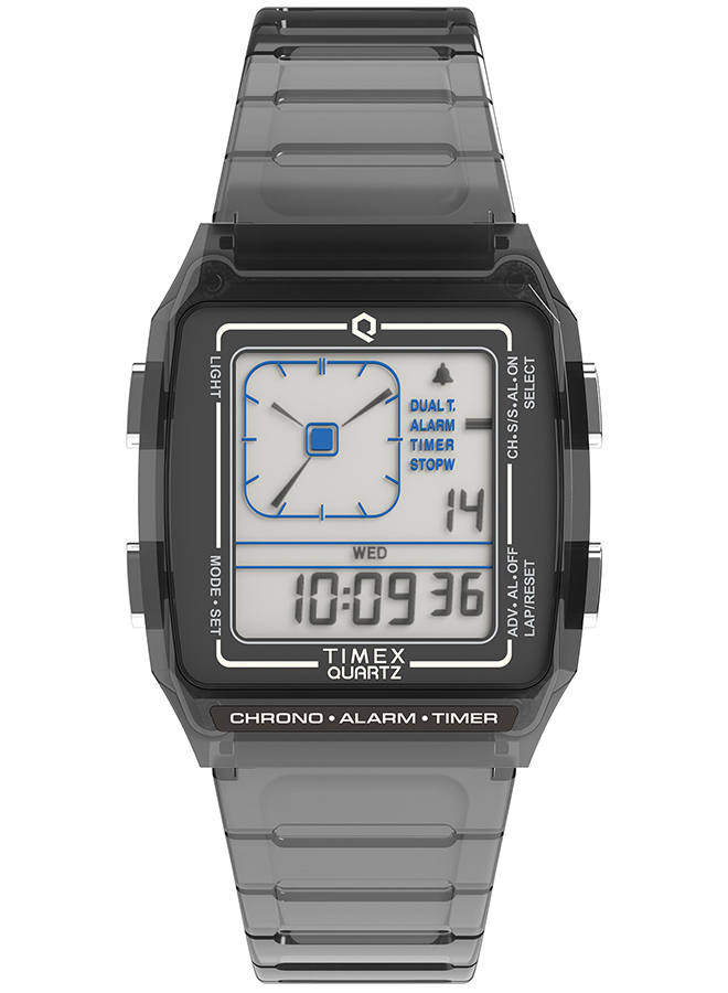 タイメックストランスパレントTIMEX TW2W45000セイコープロスペック TIMEX タイメックス Q LCA トランスパレント TW2W45000 メンズ