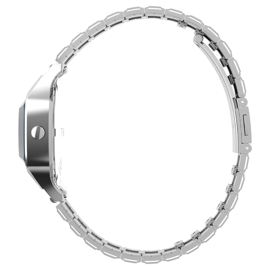 タイメックス 1975 SSQデジタル 復刻モデル TW2Y06100 メンズ レディース 腕時計 クオーツ 電池式 デジタル ネイビーレンズ メタルバンド | TIMEX | 03