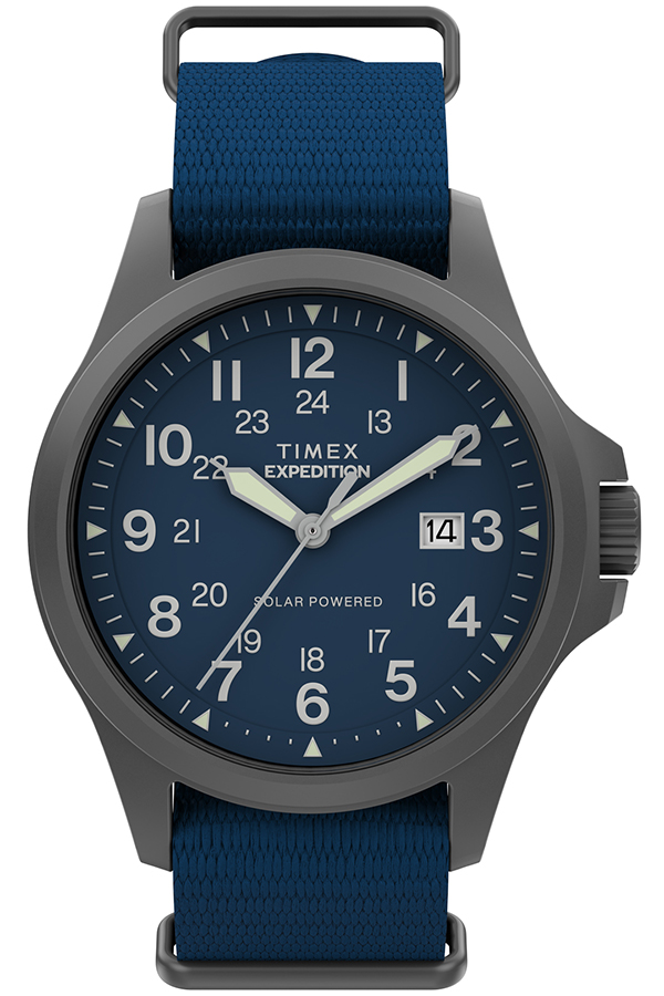 タイメックス Expedition Field Post Solar エクスペディション フィールド ポスト ソーラー TW2Y31700 メンズ 腕時計 ナイロンバンド ブルー | TIMEX | 01