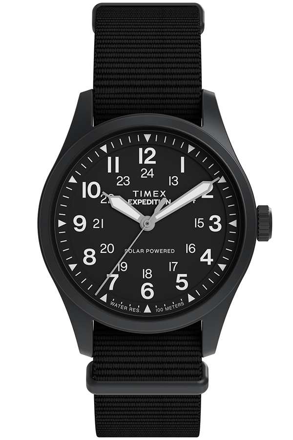 タイメックス エクスペディション フィールド ポスト ソーラー TW2Y31900 メンズ 腕時計 ナイロンバンド ブラック | TIMEX | 01