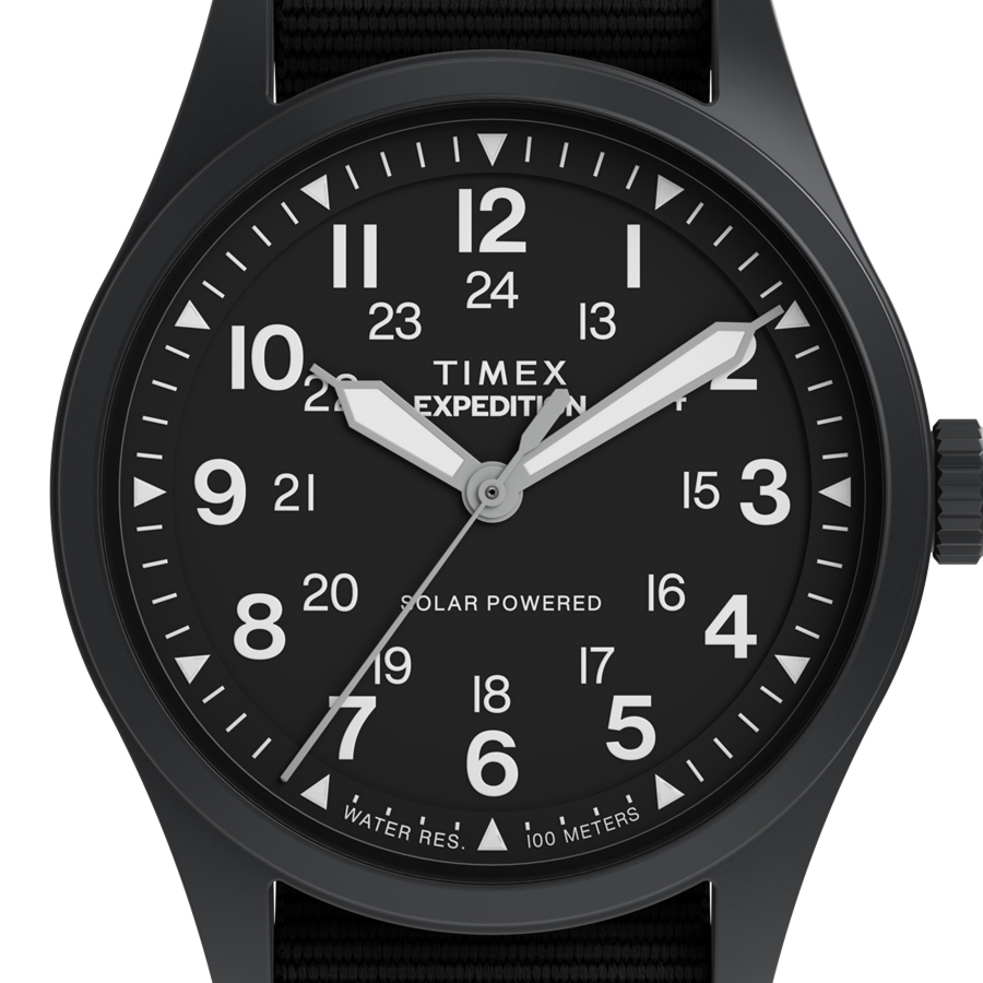 タイメックス エクスペディション フィールド ポスト ソーラー TW2Y31900 メンズ 腕時計 ナイロンバンド ブラック | TIMEX | 02