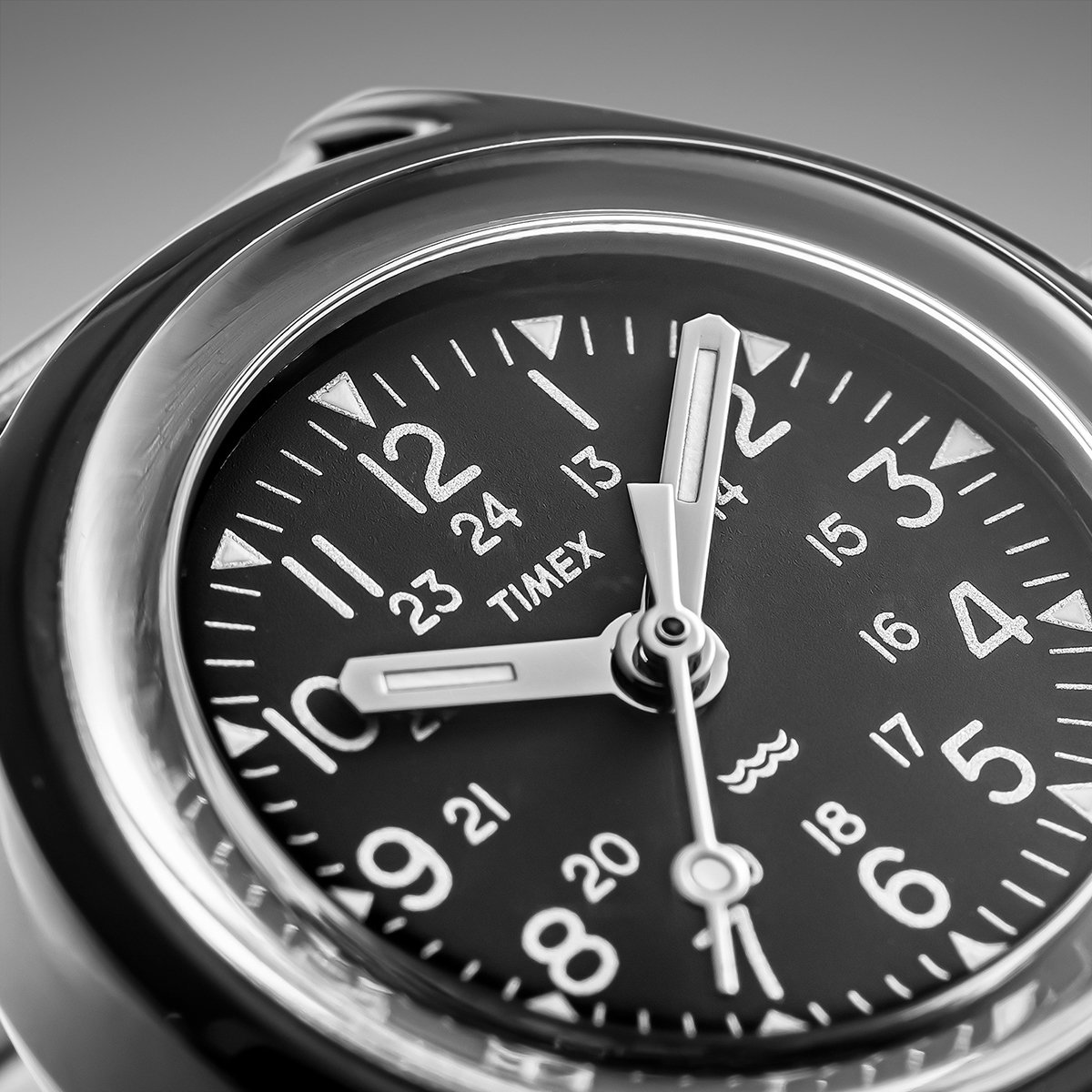 TIMEX（タイメックス） キャンパー リングウォッチ ブラック×シルバー