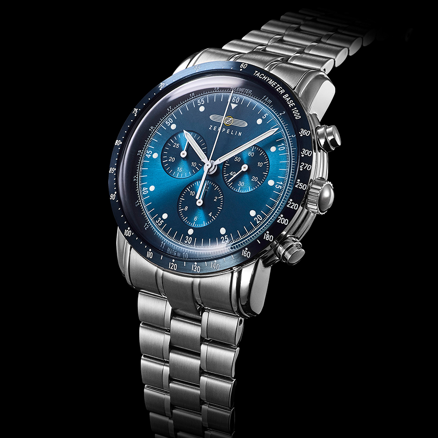 Zeppelin クロノグラフ 時計 約43mm 100周年記念シリーズ 日本限定クロノグラフ 8894M2