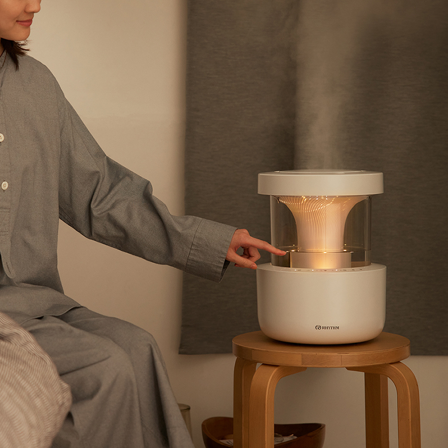 RHYTHM 選べる2色 リズム 加湿器 MIST 350 超音波式 プールレス 省電力