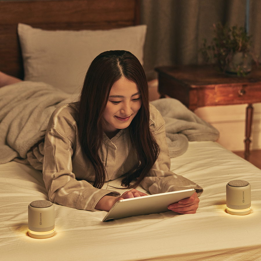 選べる2色 リズム ポータブル スピーカー Bluetooth 高音質 防水 IP67 LED ナイトライト マグネット MAGSPEAKER DUO 9YYA30RH | ブランド登録なし | 07