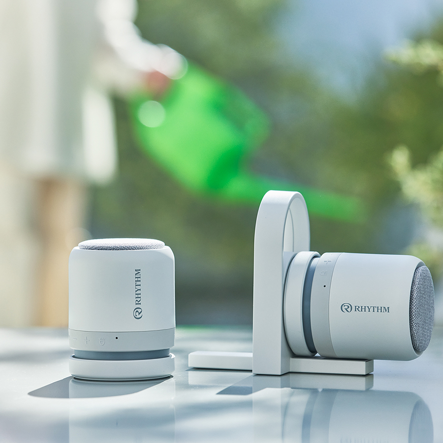 選べる2色 リズム ポータブル スピーカー Bluetooth 高音質 防水 IP67 LED ナイトライト マグネット MAGSPEAKER DUO 9YYA30RH | ブランド登録なし | 09