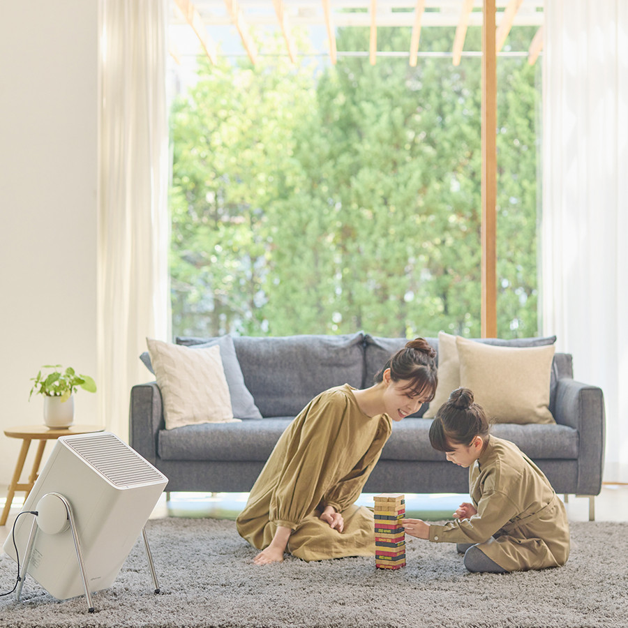 RHYTHM リズム 空気清浄機 コンパクトサイズ 36畳 2重反転ファン