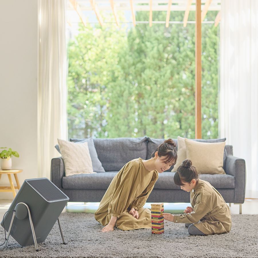 RHYTHM リズム 空気清浄機 コンパクトサイズ 36畳 2重反転ファン