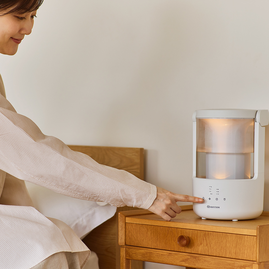 RHYTHM リズム MIST 250 超音波式 プールレス 加湿器 ライトグレー