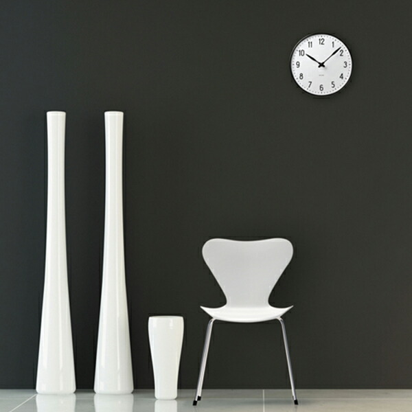 ARNE JACOBSEN アルネヤコブセン STATION ステーション 210mm 掛時計