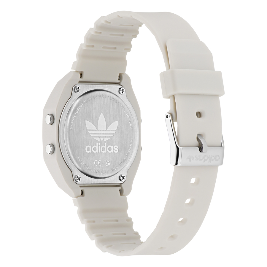 【未使用】adidas デジタル腕時計 ホワイト AOST23557 adidas Originals アディダス STREET ストリート DIGITAL TWO