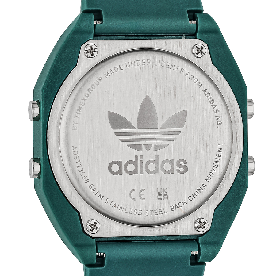 adidas アディダス STREET ストリート DIGITAL TWO デジタルツー AOST23558 メンズ レディース 腕時計 電池式  デジタル 樹脂ベルト グリーン