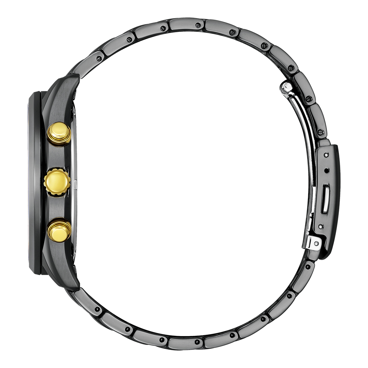 6月4日発売 シチズンコレクション エコ・ドライブ 50周年記念 限定モデル LIGHT in BLACK AT2576-68E メンズ 腕時計 ソーラー クロノグラフの画像