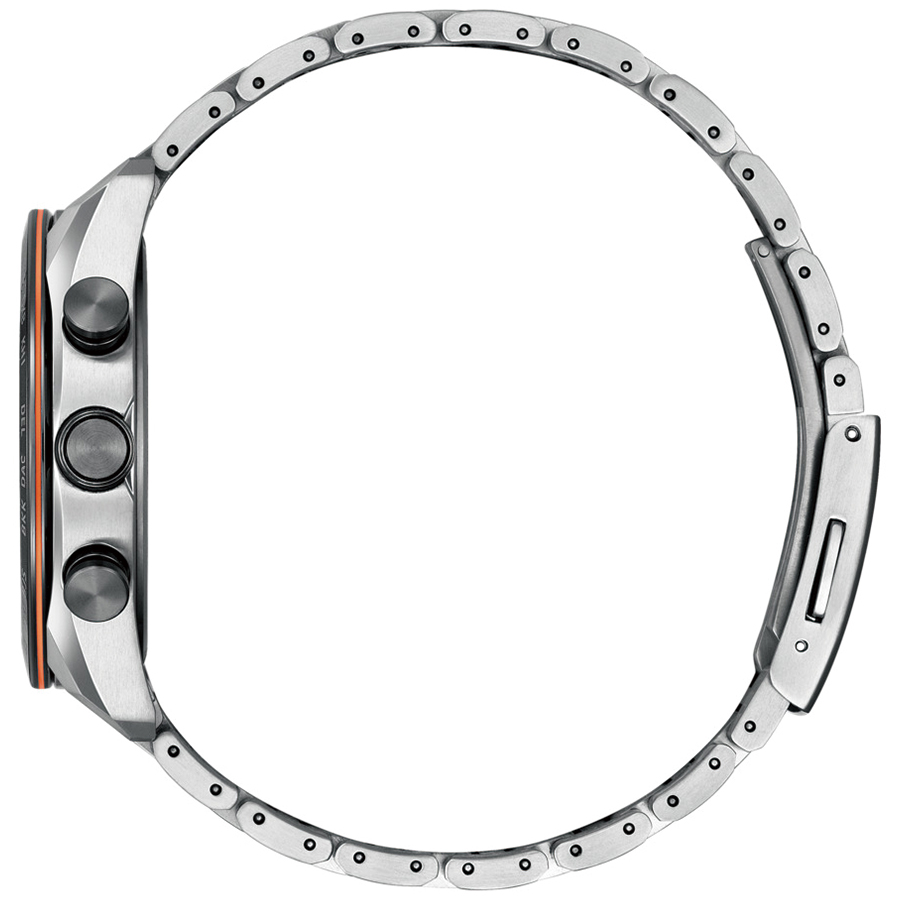 シチズン アテッサ ACT Line アクトライン AT8189-61E メンズ 腕時計 ソーラー 電波 クロノグラフ ブラック シルバー | ATTESA（CITIZEN） | 09