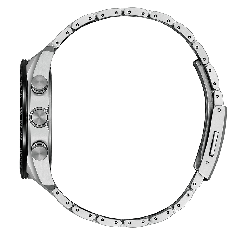 シチズン アテッサ ACT Line アクトライン 限定モデル プラチナムシャイン AT8284-61A メンズ 腕時計 ソーラー 電波 クロノグラフの画像