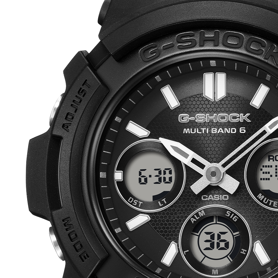 G-SHOCK FIRE PACKAGE ファイアー・パッケージ 2026 AWG-M100FP-1A1JR メンズ 腕時計 電波ソーラー アナデジ 樹脂バンド 国内正規品 カシオの画像