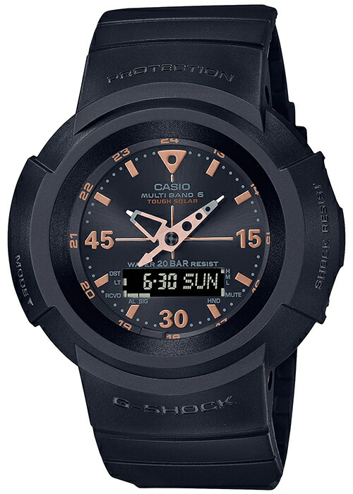 G-SHOCK 電波ソーラー メンズ 腕時計 アナログ デジタル ブラック 反転 