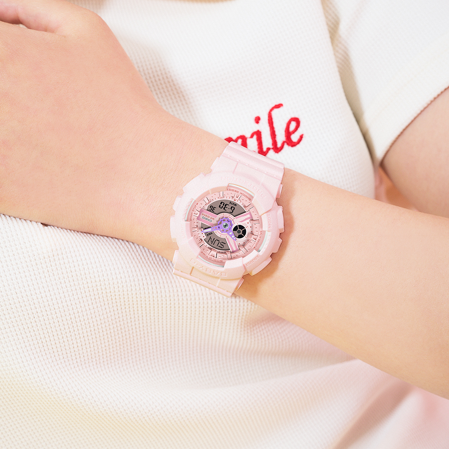 BABY-G ビビッドアクセントハンズ BA-110AH-4AJF レディース 腕時計