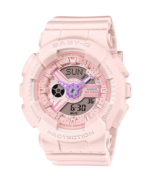 BABY-G ビビッドアクセントハンズ BA-110AH-9AJF レディース 腕時計