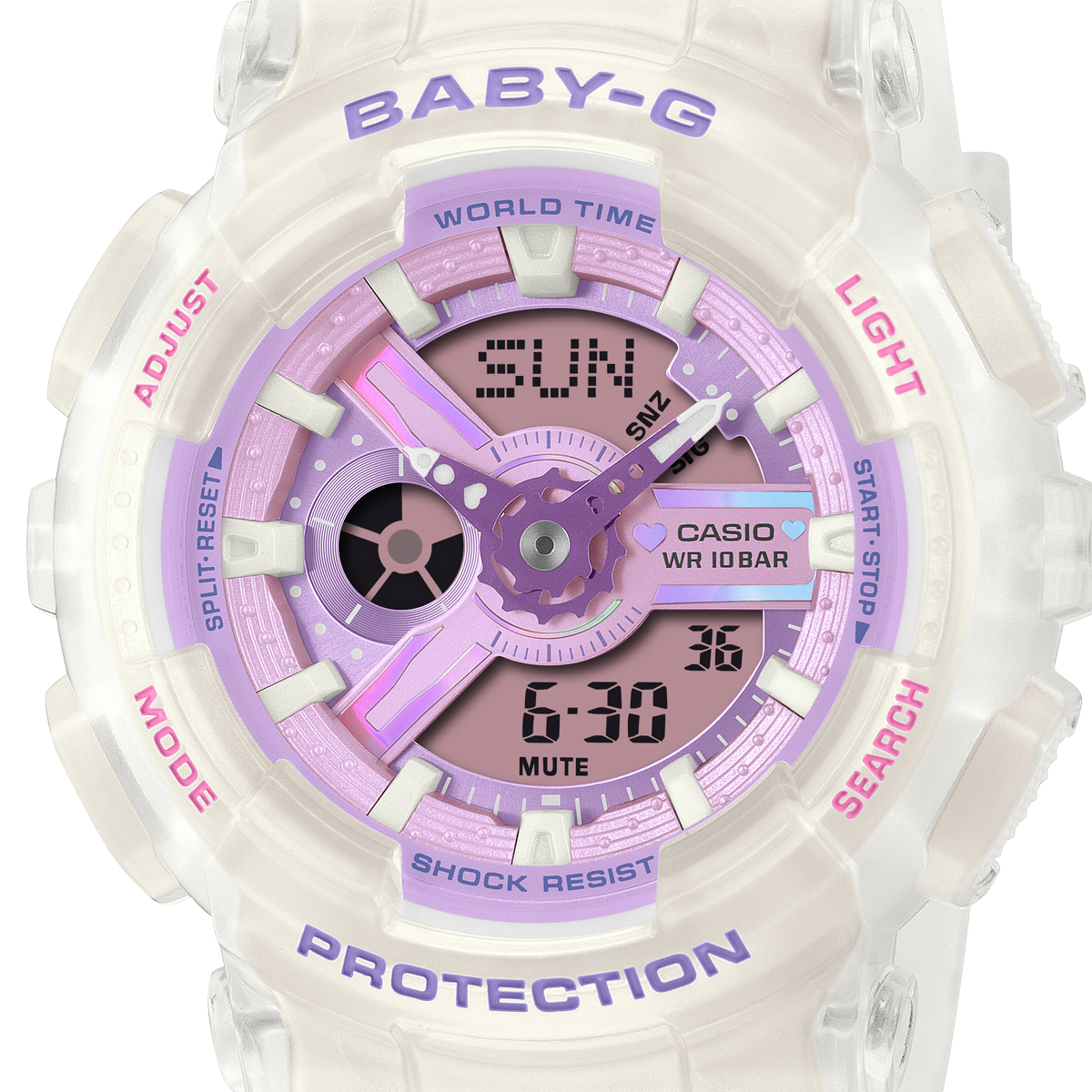 BABY-G レディース腕時計（文字盤カラー：パープル系）｜腕時計、懐中