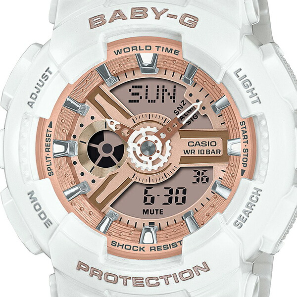 BABY-G ベビージー BA-110シリーズ BA-110X-7A1JF レディース 腕時計 