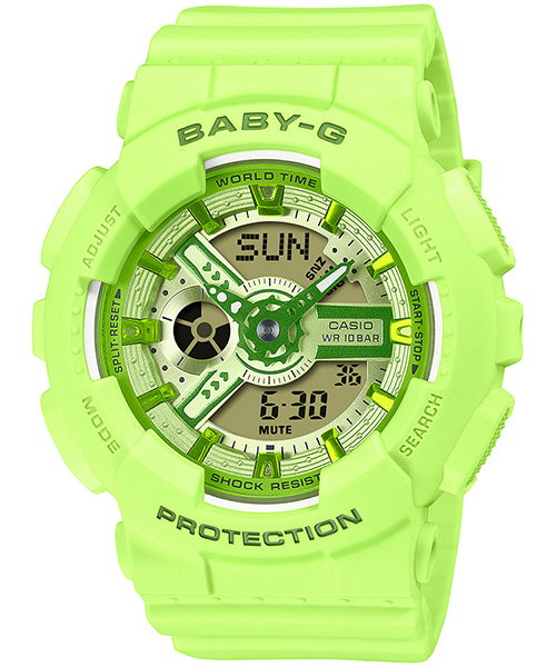 BABY-G Y2K フレッシュ カラーズ BA-110YK-3AJF レディース 腕時計 
