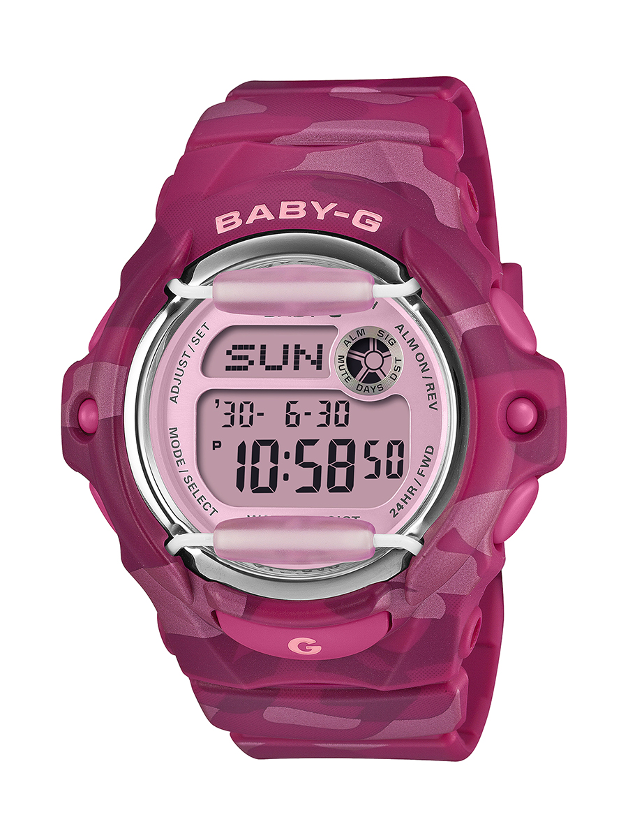 BABY-G カラーカモフラージュ ピンク BG-169CM-4JF レディース 腕時計