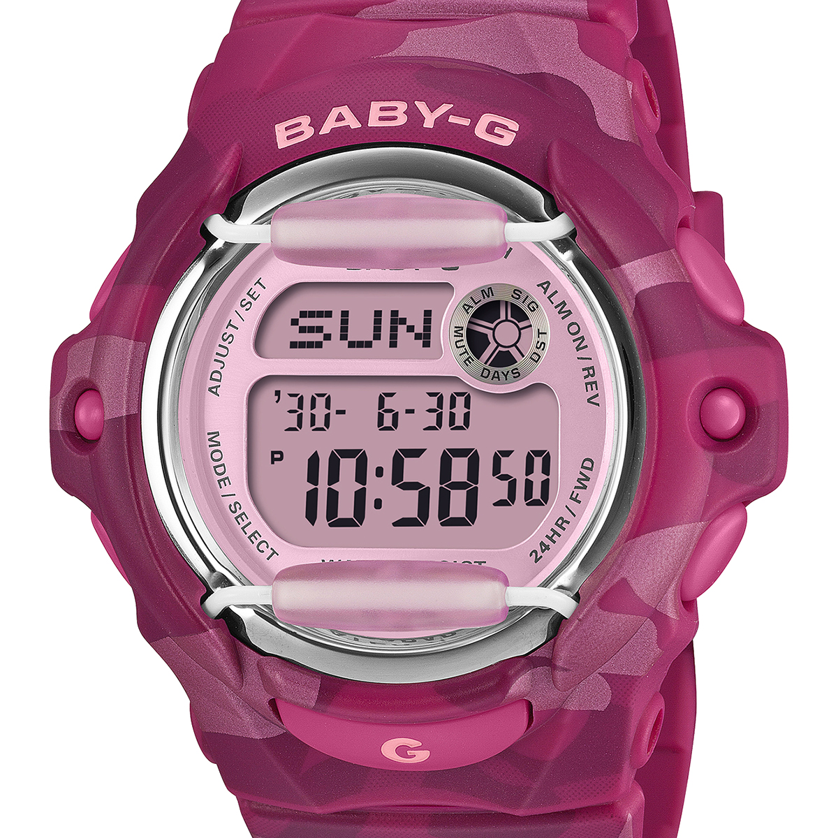 BABY-G 6月19日発売 カラーカモフラージュ グレー BG-169CMB-8JF
