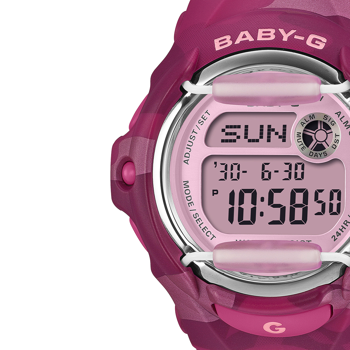 BABY-G 6月19日発売 カラーカモフラージュ ピンク BG-169CM-4JF