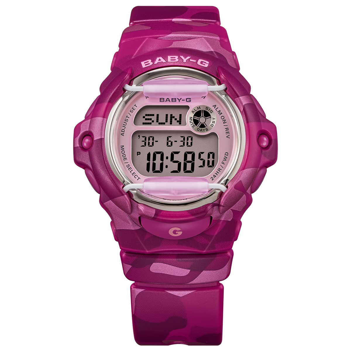 BABY-G 6月19日発売 カラーカモフラージュ ピンク BG-169CM-4JF