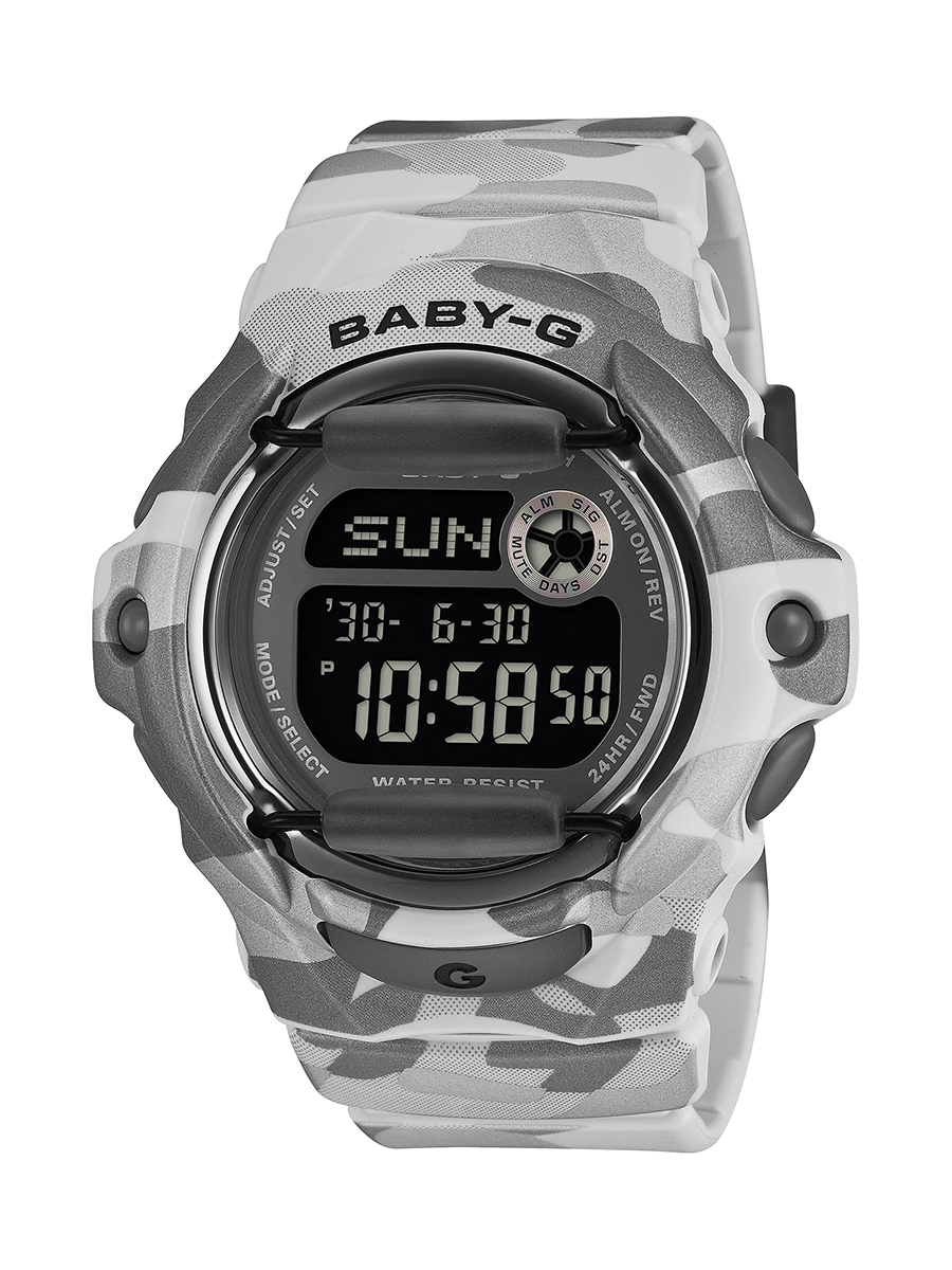 BABY-G 6月19日発売 カラーカモフラージュ グレー BG-169CMB-8JF