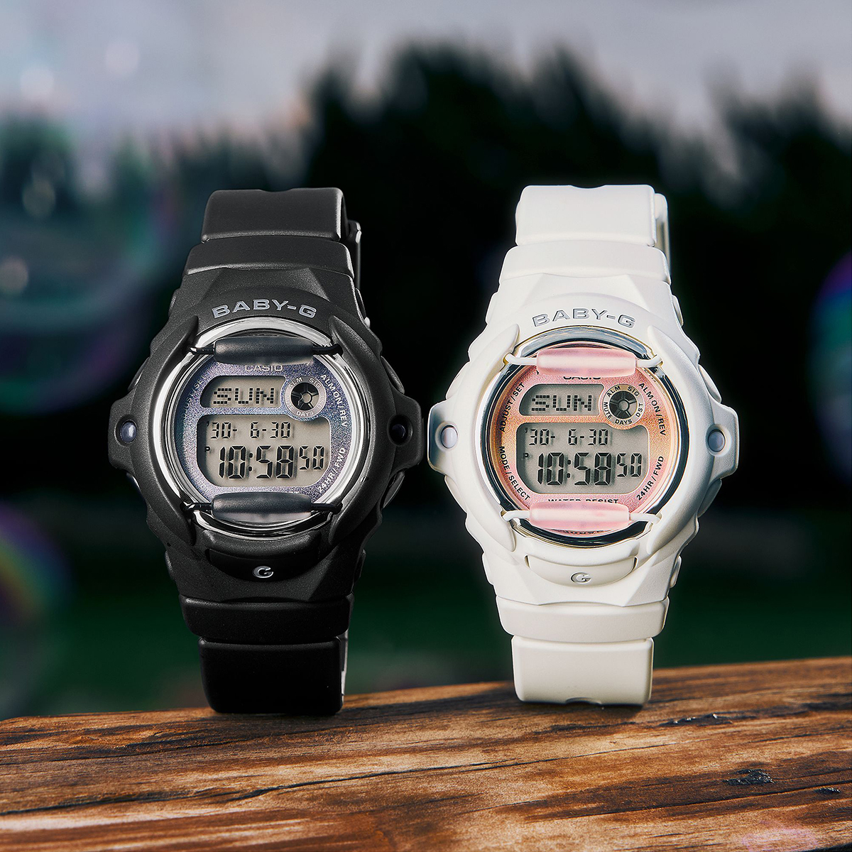 BABY-G グランジ グラジエントダイヤル ホワイト BG-169GD-7JF