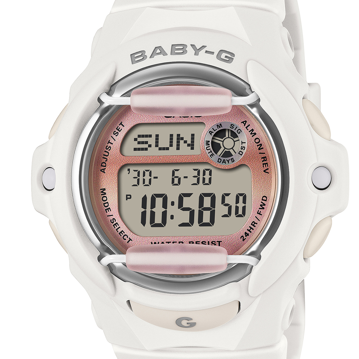 BABY-G グランジ グラジエントダイヤル ホワイト BG-169GD-7JF