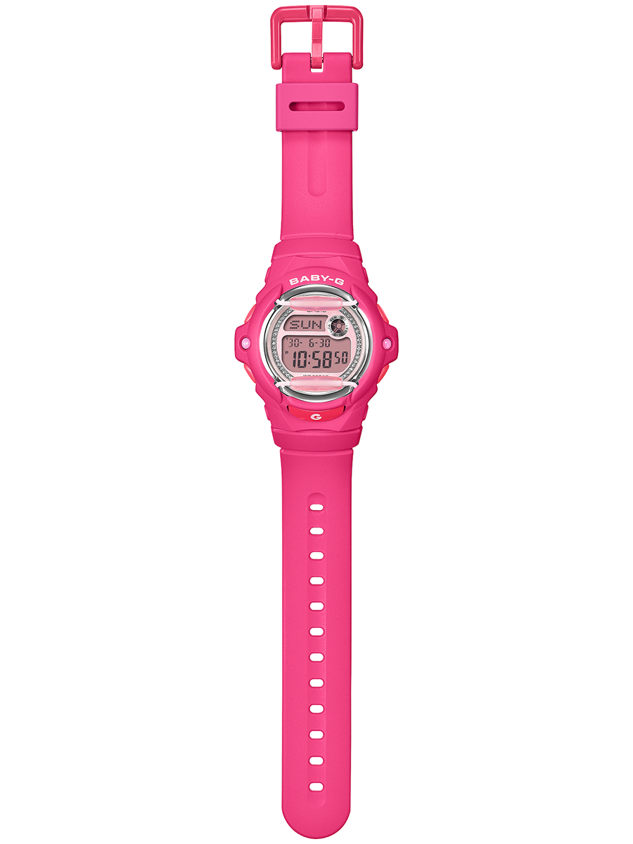 5月15日発売 BABY-G グリッターダイヤル BG-169KB-4B1JF レディース 腕時計 電池式 デジタル 樹脂バンド フロントプロテクター ピンク 国内正規品 カシオの画像