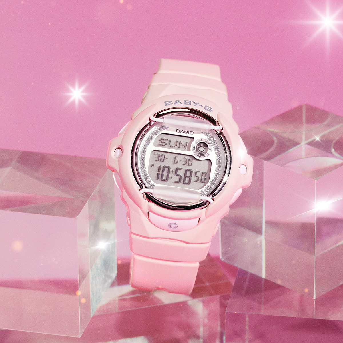 BABY-G 5月15日発売 グリッターダイヤル BG-169KB-4JF レディース 