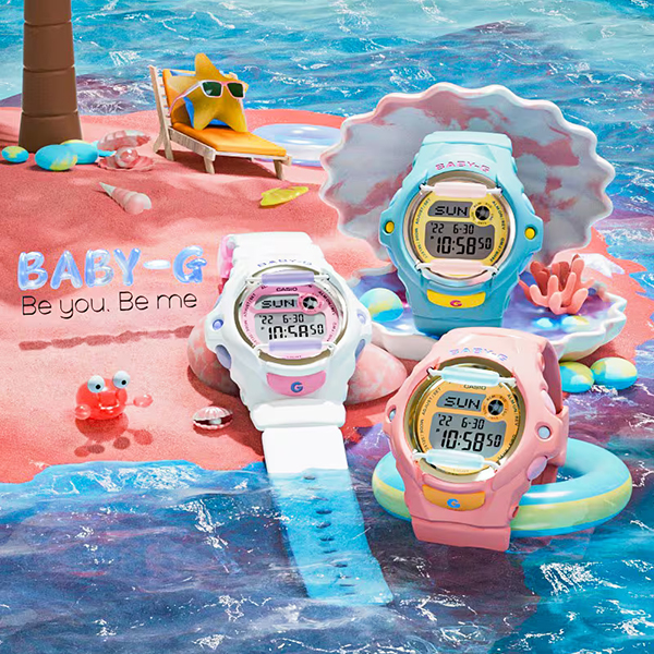 BABY-G ベビージー トロピカルビーチデザイン 珊瑚 BG-169PB-4JF