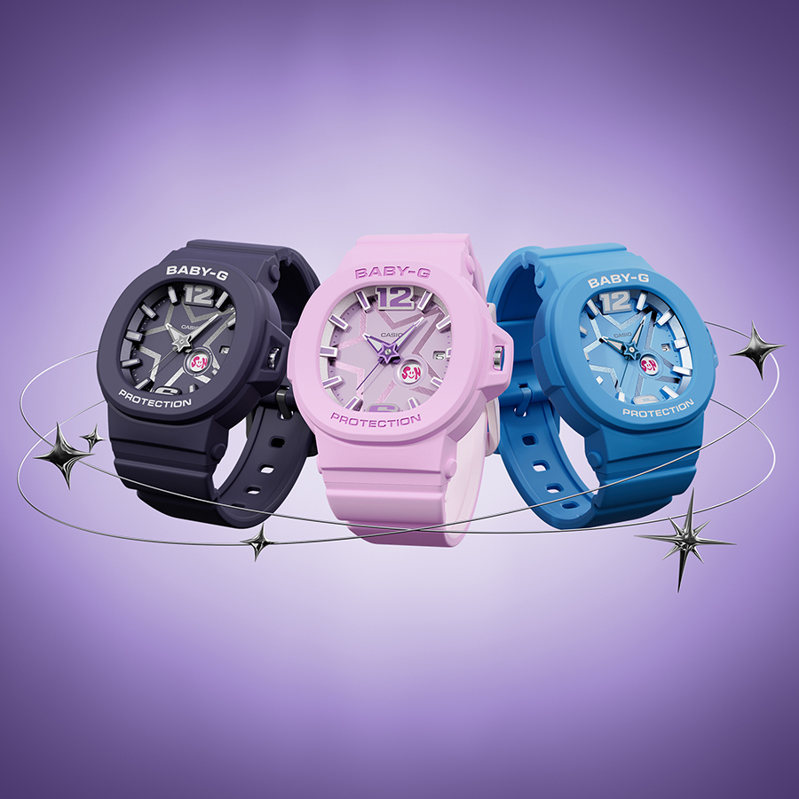 BABY-G CASIO レディース 腕時計【未使用】 BABY-G スペースポップダイヤル BGA-10D-2A2JF レディース 腕時計 電池