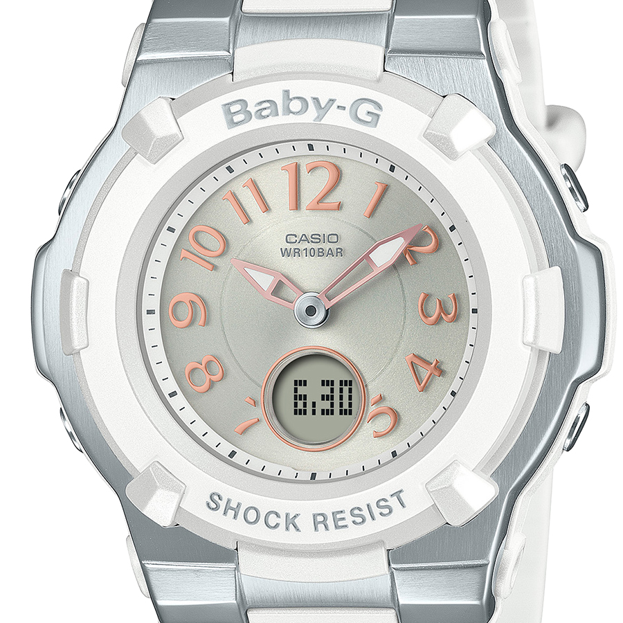 BABY-G 電波ソーラー BGA-1100-7B2JF レディース 腕時計 アナデジ 樹脂