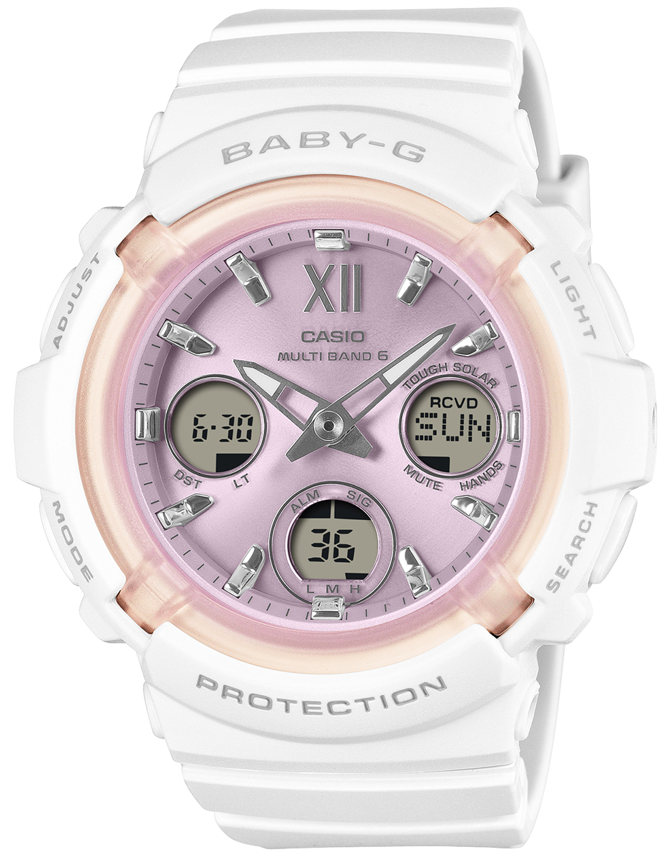 BABY-G 2月6日発売 スプリングパッケージ 2026 ホワイト ピンク BGA