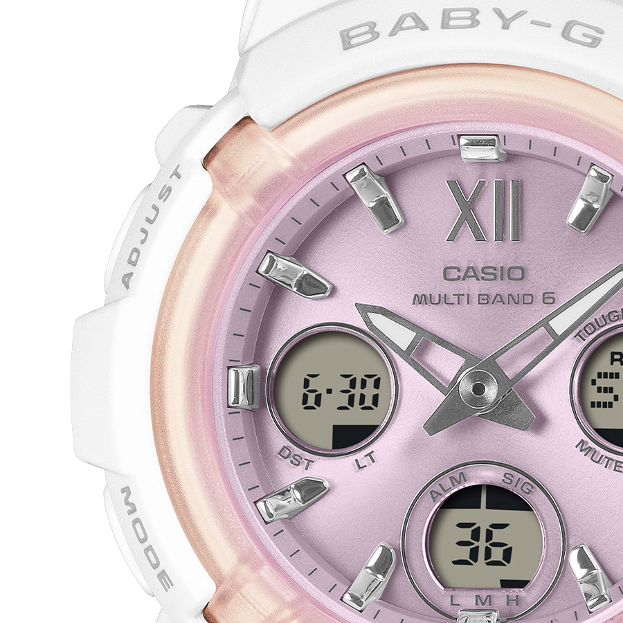 BABY-G 2月6日発売 スプリングパッケージ 2026 ホワイト ピンク BGA