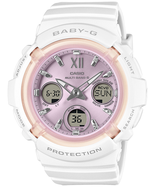BABY-G スプリングパッケージ 2026 ホワイト ピンク BGD-5650SP-7CJR