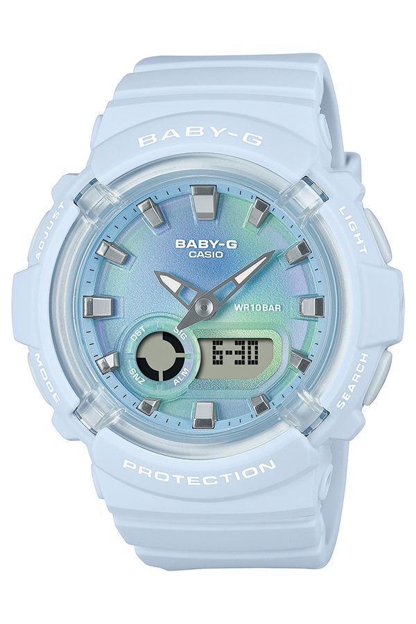 BABY-G 2月7日発売 ソフトタイダイ パステルブルー BGA-280TD-2AJF 