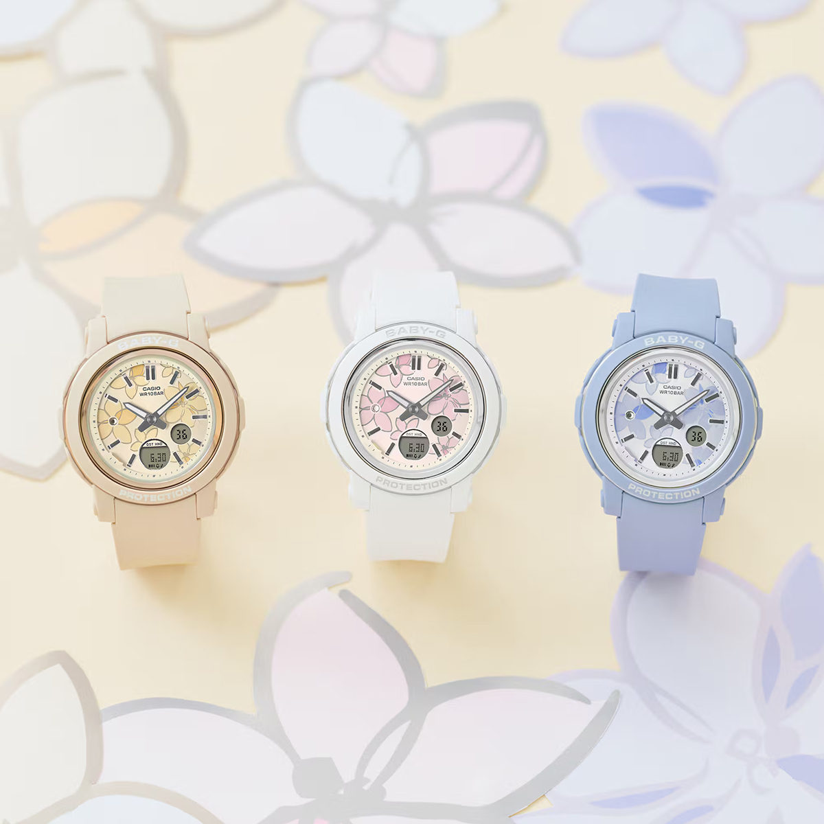 BABY-G ネクストエレガントフラワー 花柄ダイヤル BGA-290FL-4AJF