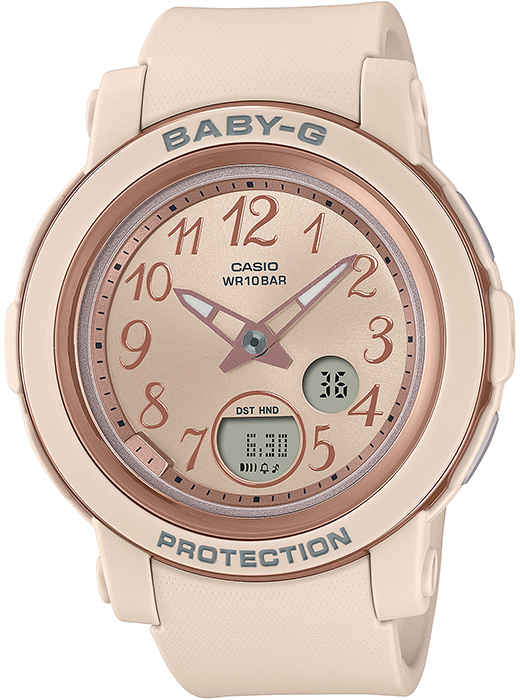 BABY-G ベビーG BGA-290シリーズ ピンクベージュ BGA-290SA-4AJF レディース 腕時計 電池式 アナデジ 国内正規品 カシオ