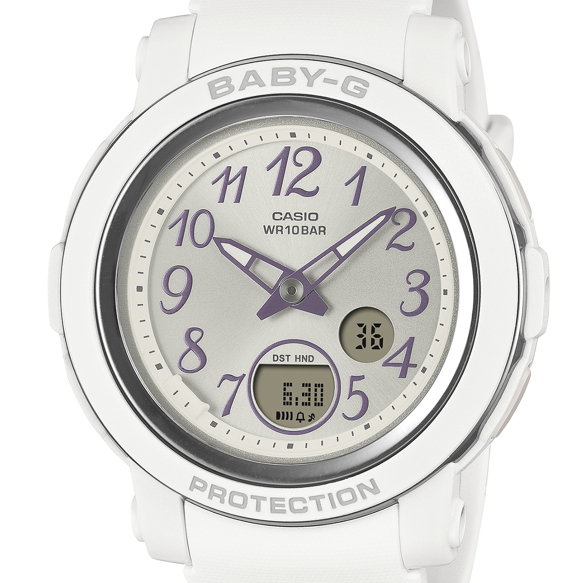 BABY-G BGA-290シリーズ スタンダード アラビック ホワイト BGA-290SA