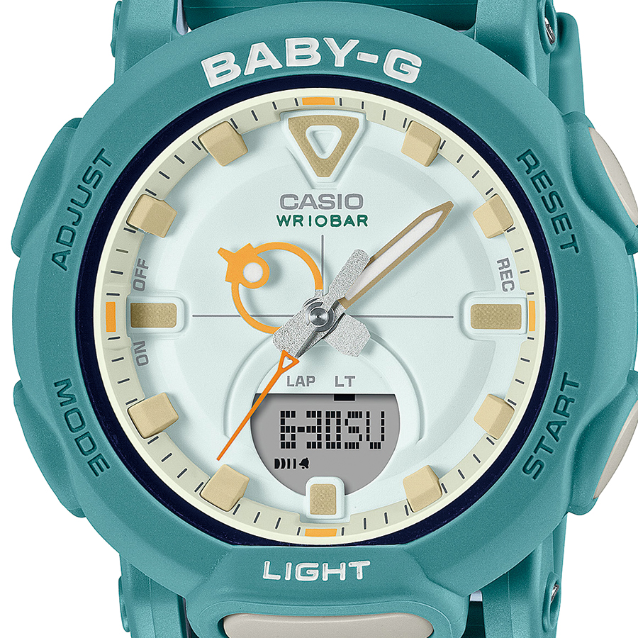 BABY-G ベビーG レトロポップカラー ターコイズグリーン BGA-310RP-3AJF レディース 腕時計 アナデジ 国内正規品 カシオ｜theclockhouse｜03