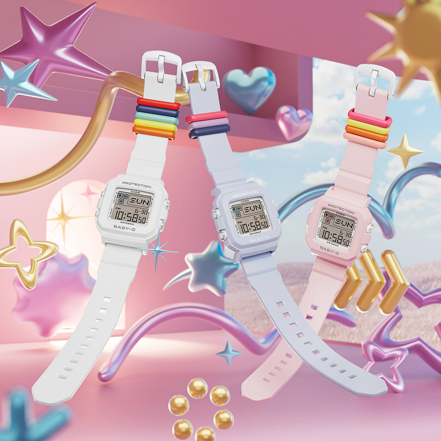 BABY-G BGD-10L-7JR ホワイト 時計ホルダー付 BABY-G BABY-G+PLUS ベイビージープラス BGD-10L-7JR レディース