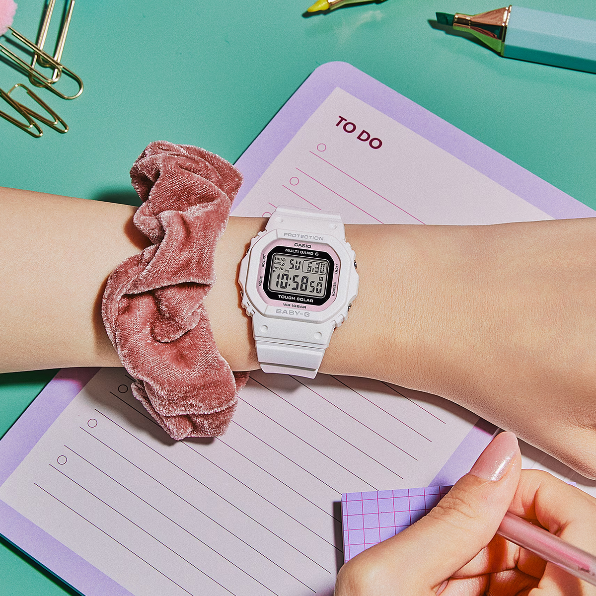 BABY-G 2月6日発売 スプリングパッケージ 2026 ホワイト ピンク BGD