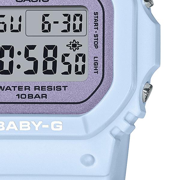 BABY-G スプリング フラワーカラー ライラック BGD-565SC-2JF レディース腕時計 電池式 デジタル 小型 スクエア 国内正規品 カシオ｜theclockhouse｜05