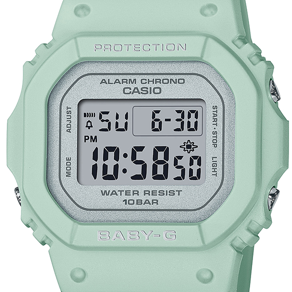 BABY-G スプリング フラワーカラー セージ BGD-565SC-3JF レディース 腕時計 電池式 デジタル 小型 スクエア 国内正規品 カシオ